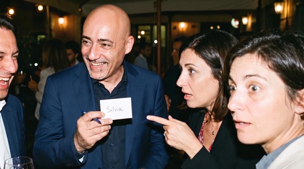 Partecipanti sorpresi e coinvolti durante uno spettacolo di mentalismo per team building aziendale
